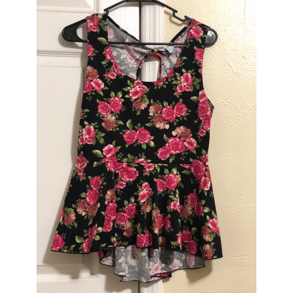 Floral dressy top